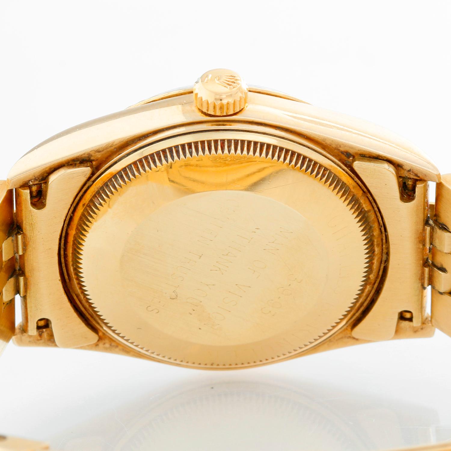 rolex 14k gold watch men's