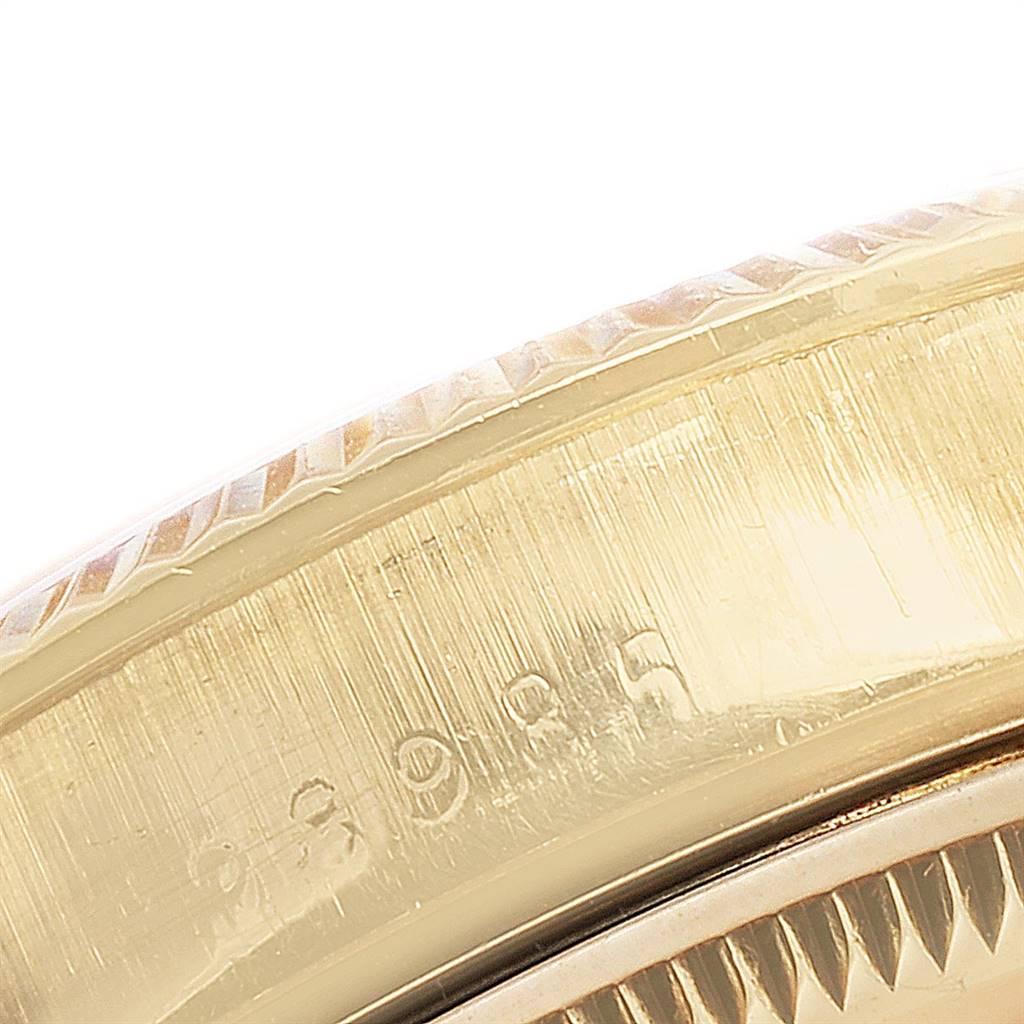 Rolex Date Men's 14 Karat Yellow Gold Vintage Men's Watch 15037 4