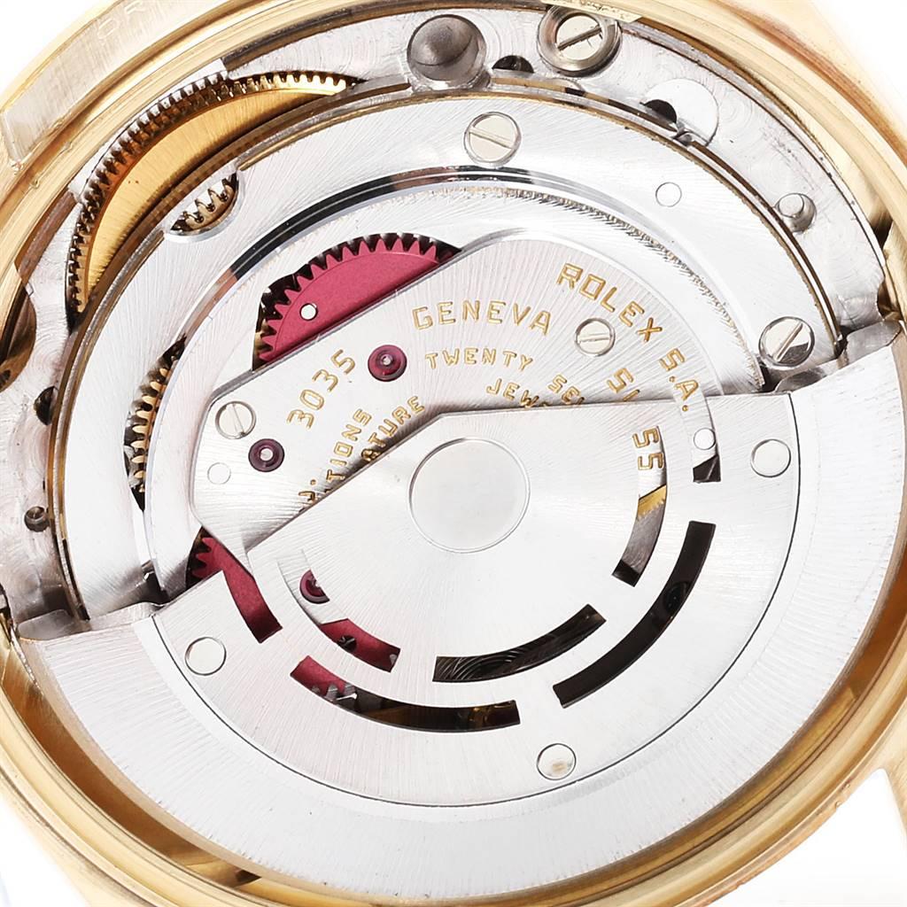 Rolex Date Men's 14 Karat Yellow Gold Vintage Men's Watch 15037 5