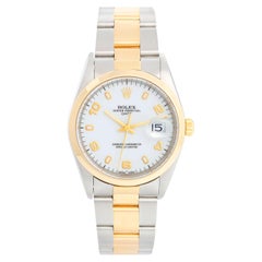 Rolex Date Men's 2-Tone Steel & Gold Watch 15203