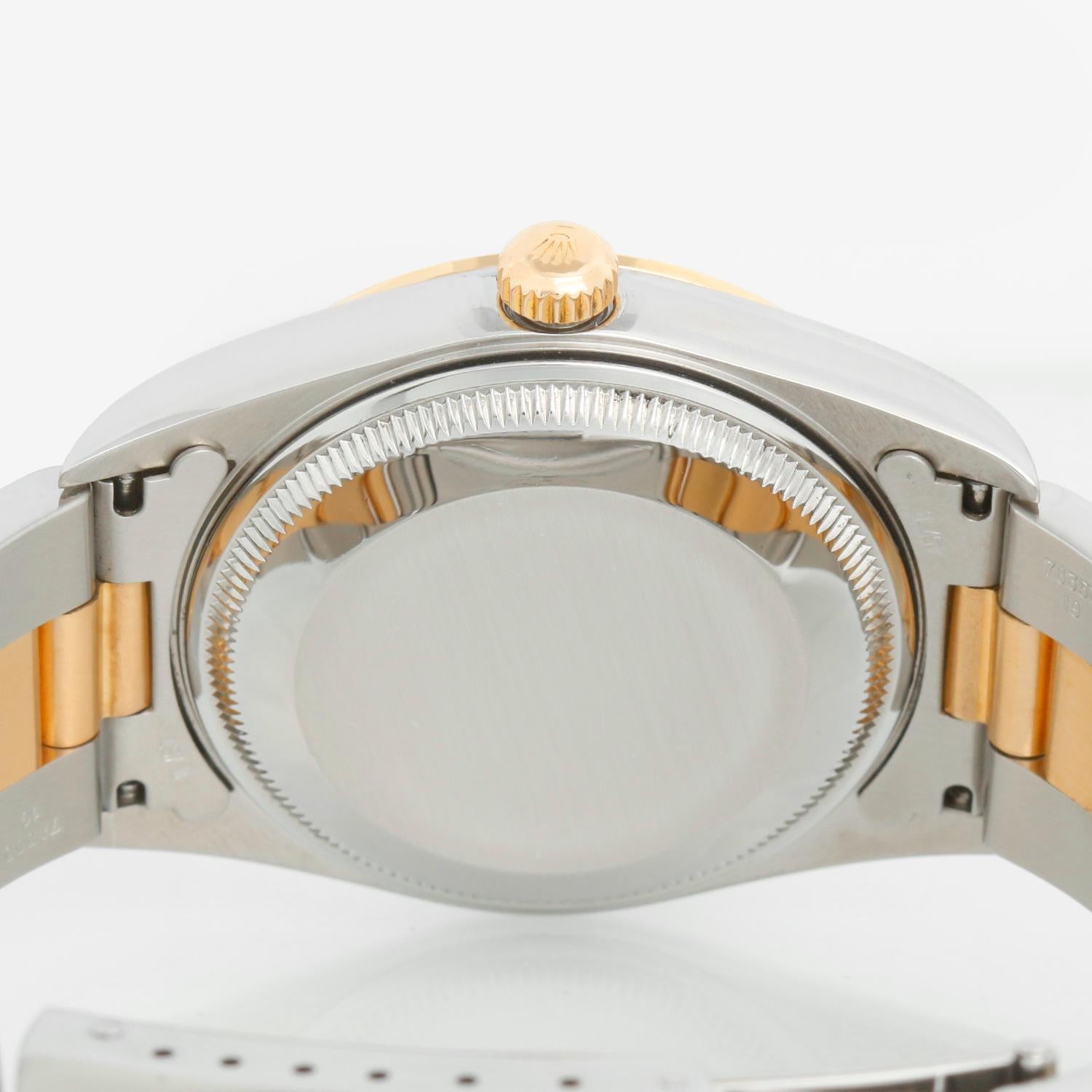 Rolex Date Men's 2-Tone Steel & Gold Watch 15223 For Sale 1
