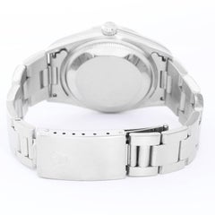 Rolex Stainless Steel Date Blue Arabic Dial Automatic Wristwatch Ref 15200