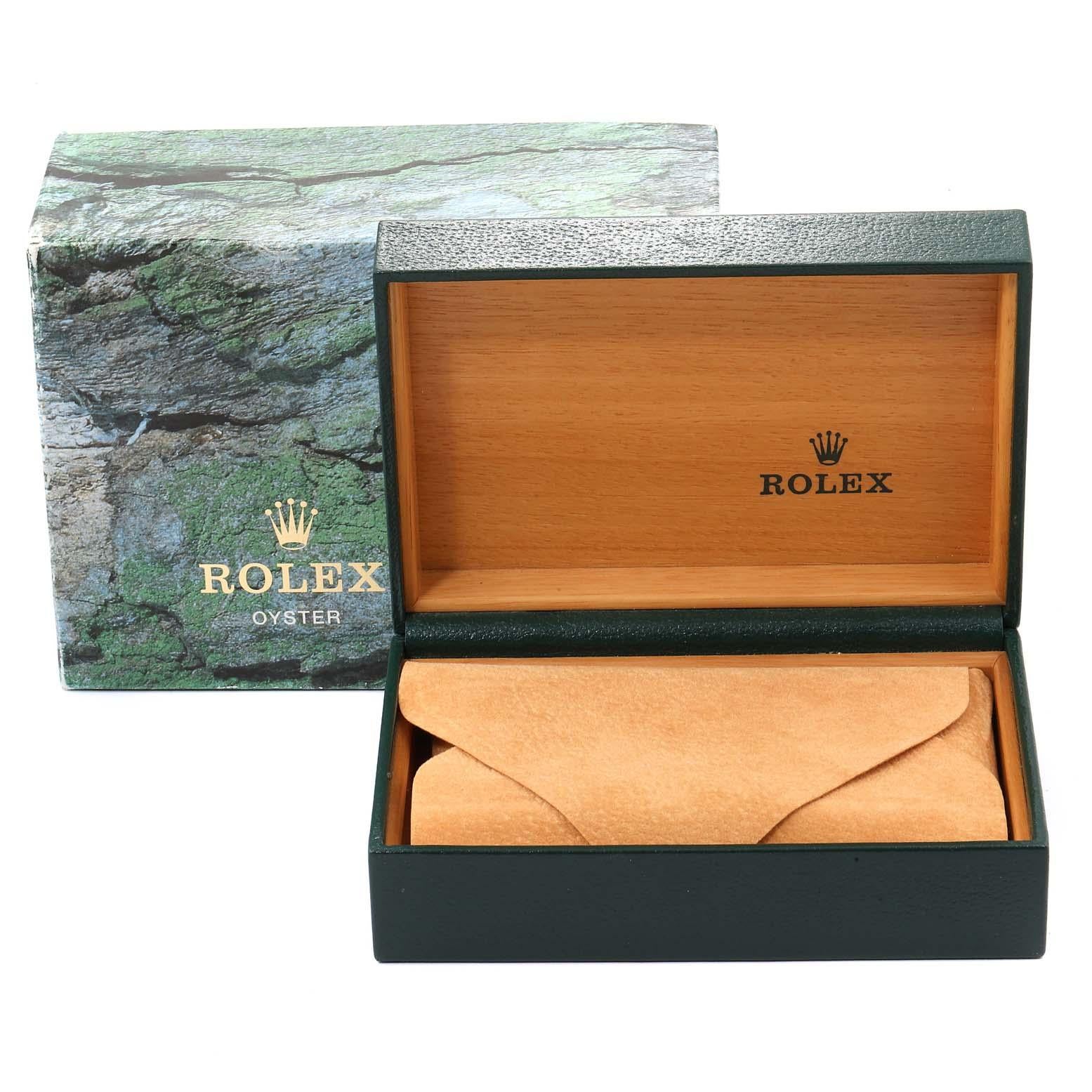Rolex Date Men's Steel 18 Karat Yellow Gold Silver Dial Men's Watch 15223 7
