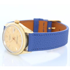 Rolex Date Men's Vintage 14k Gold Shell Watch, 1550