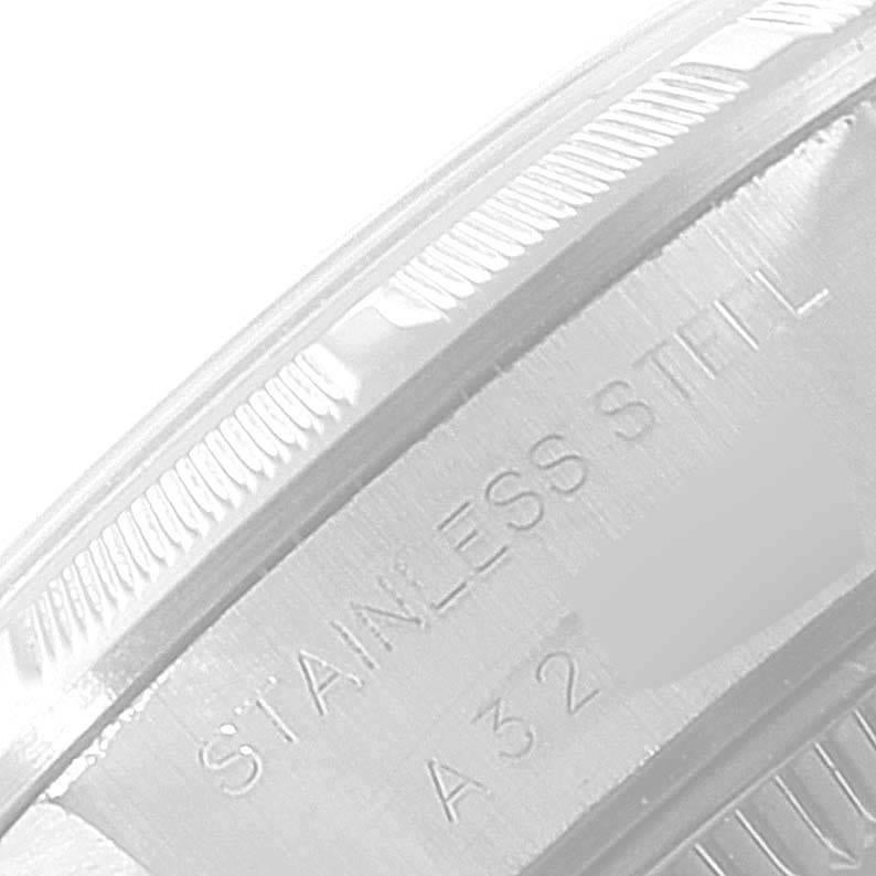 Women's Rolex Date Oyster Bracelet White Dial Steel Ladies Watch 69190 For Sale