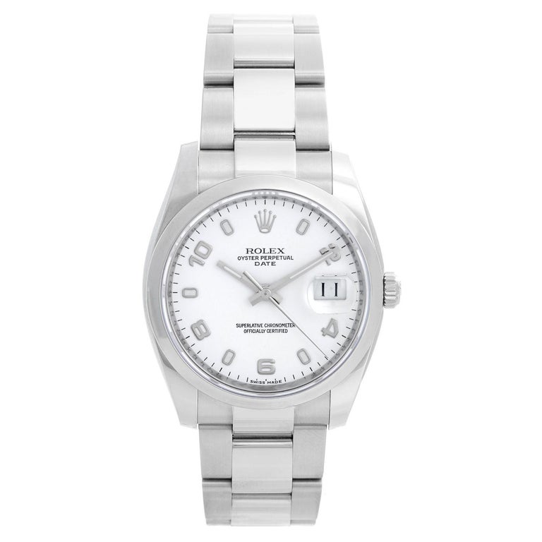 Rolex Date Oyster Perpetual Men's Watch 115200 For Sale at 1stDibs