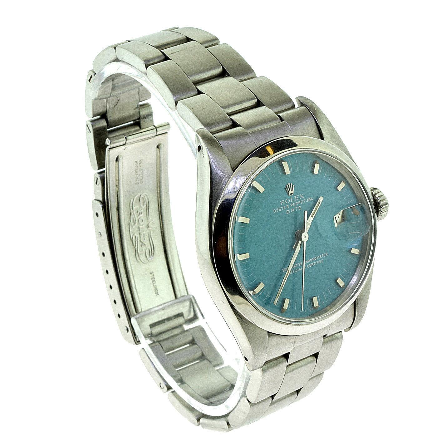rolex oyster perpetual turquoise
