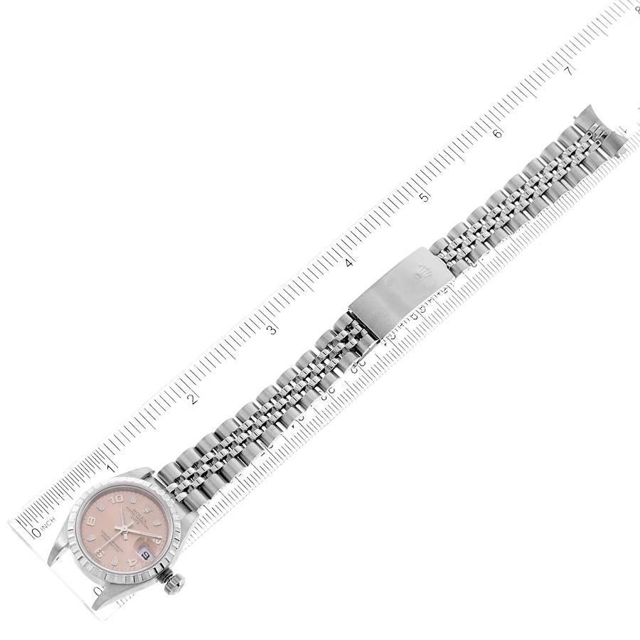 Rolex Date Salmon Dial Jubilee Bracelet Ladies Watch 79240 6