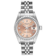Rolex Date Salmon Dial Jubilee Bracelet Ladies Watch 79240