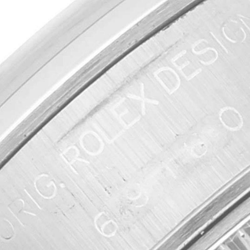 Women's Rolex Date Salmon Dial Oyster Bracelet Steel Ladies Watch 69160