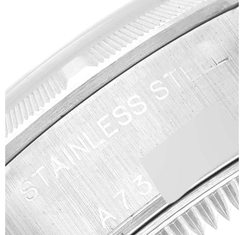 Rolex Date Salmon Dial Oyster Bracelet Steel Ladies Watch 79190 2