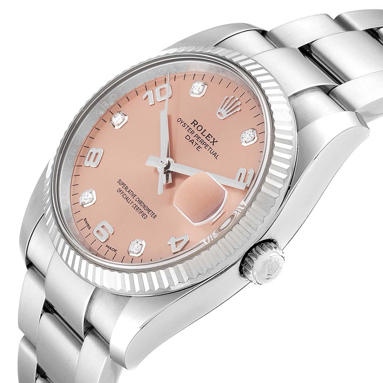 rolex day date salmon dial