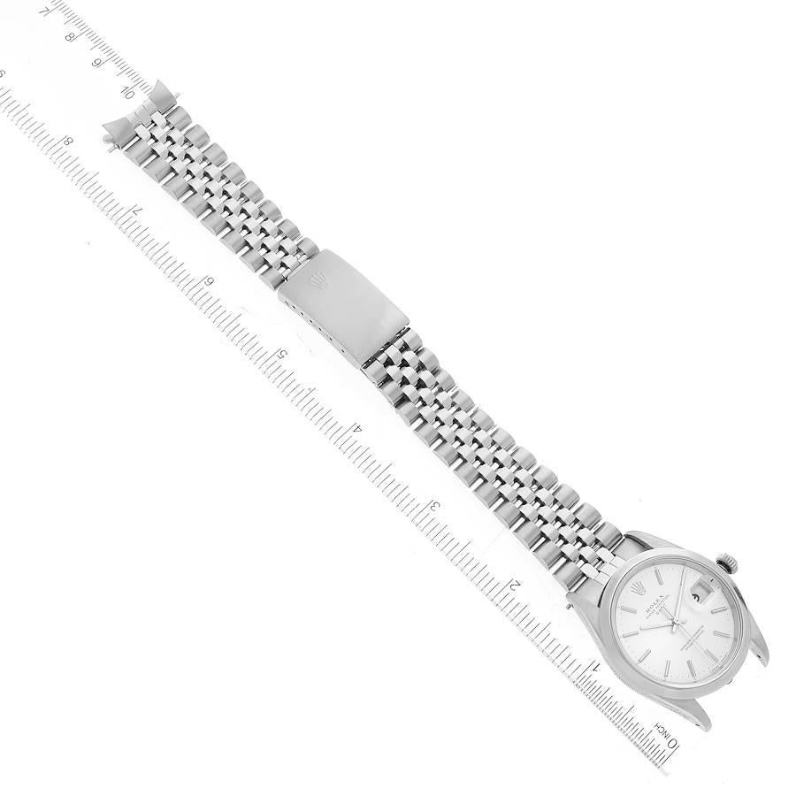 Rolex Datums-Silber-Zifferblatt Jubiläumsarmband Automatik-Herrenuhr 15200 7