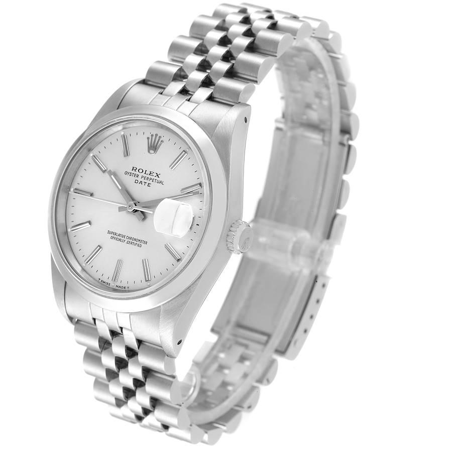 Rolex Datums-Silber-Zifferblatt Jubiläumsarmband Automatik-Herrenuhr 15200 1