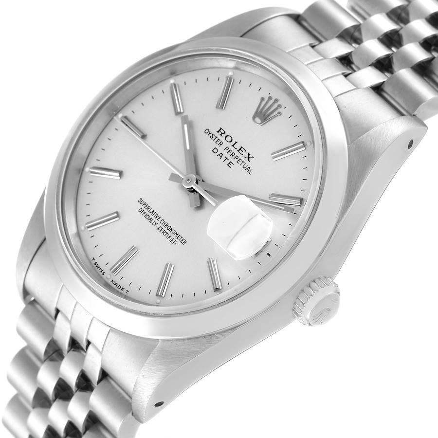 Rolex Datums-Silber-Zifferblatt Jubiläumsarmband Automatik-Herrenuhr 15200 2