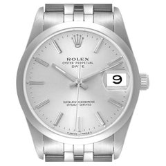 Rolex Date Silver Dial Jubilee Bracelet Automatic Mens Watch 15200