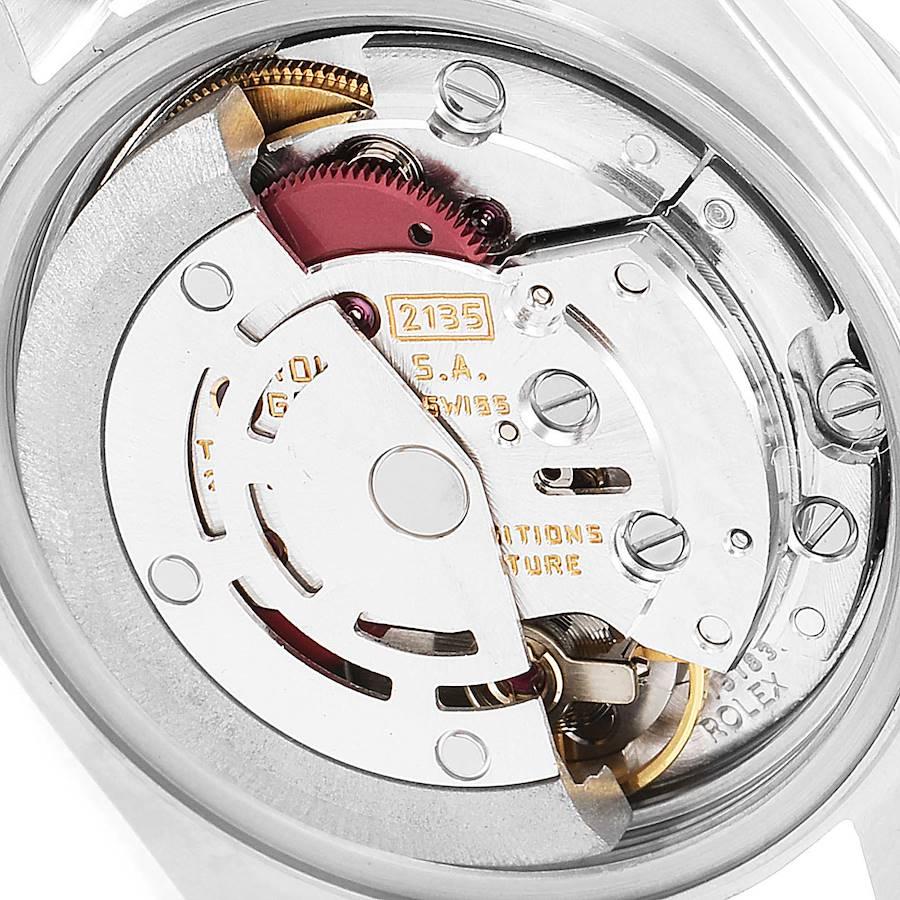 Rolex Montre pour femme 69240 avec cadran argenté et bracelet Jubilee en acier 1