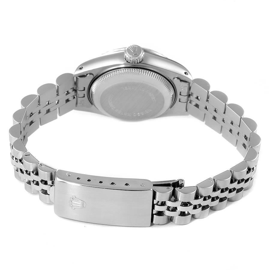 Rolex Date Silver Dial Jubilee Bracelet Steel Ladies Watch 69240 2