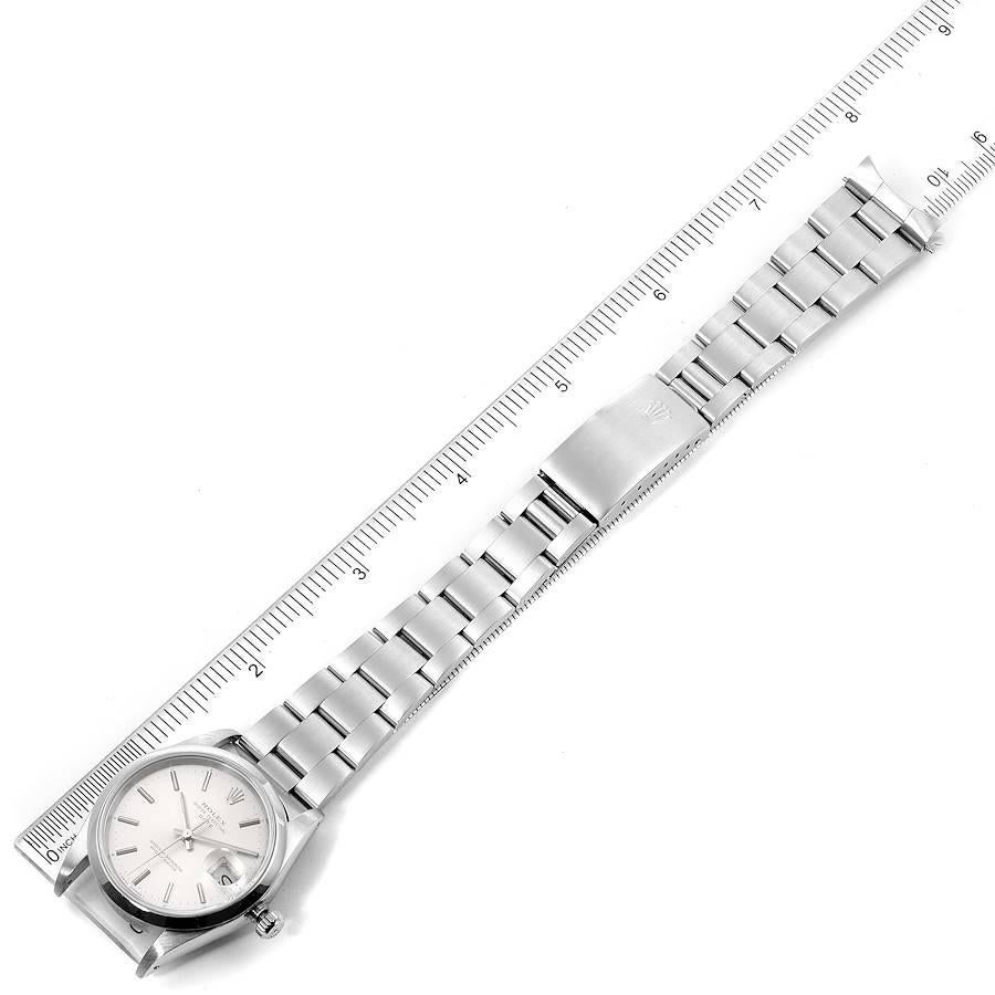 Rolex Date Silver Dial Oyster Bracelet Automatic Men's Watch 15200 For Sale 7