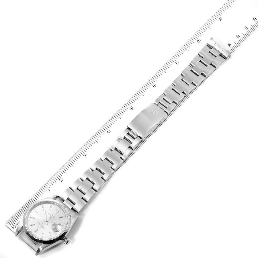 Rolex Date Silver Dial Oyster Bracelet Automatic Men's Watch 15200 7