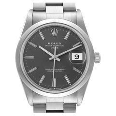 Vintage Rolex Date Silver Dial Oyster Bracelet Automatic Mens Watch 15200