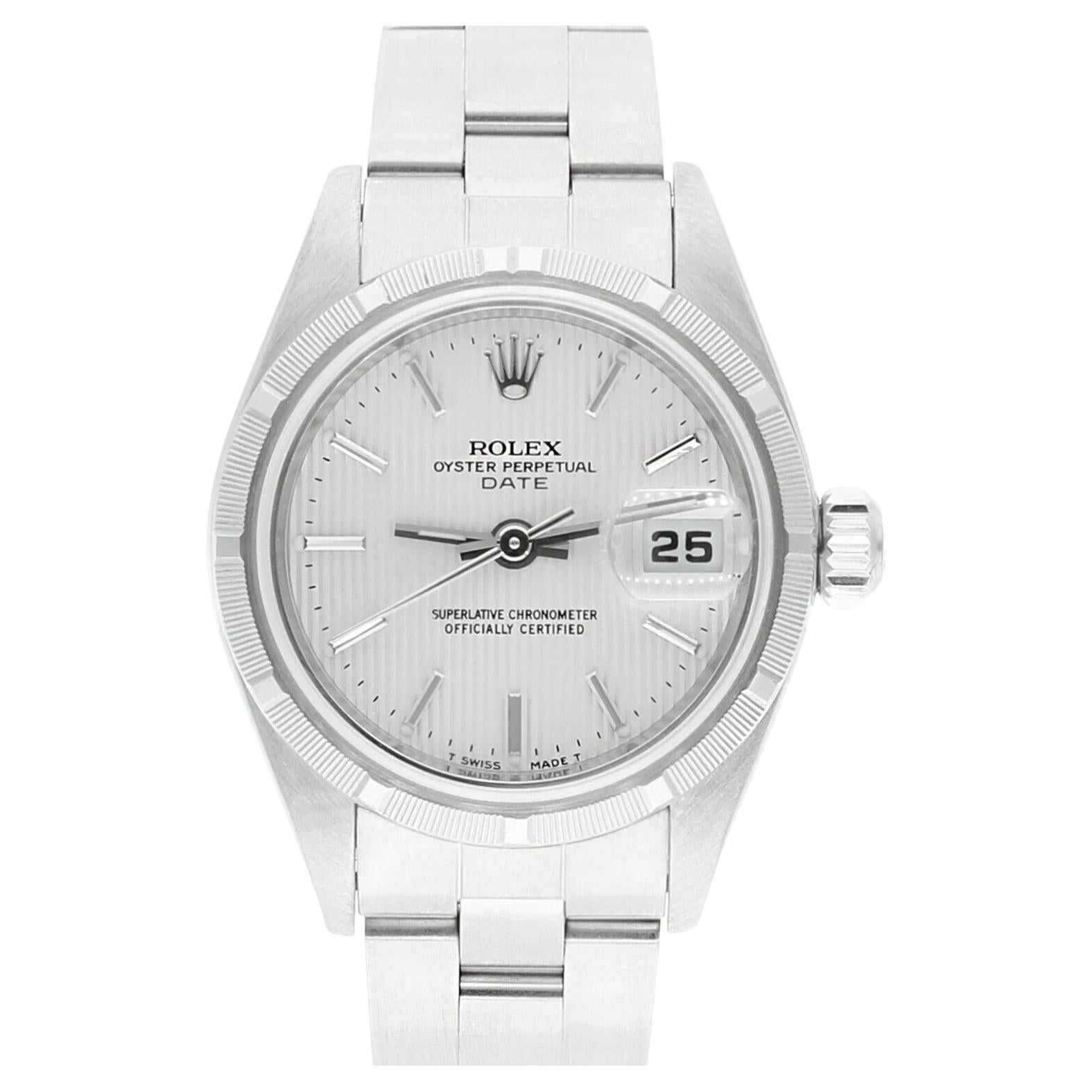 Vintage Rolex Oyster Ladies Dudley Stainless Steel Watch, 1952 For Sale ...