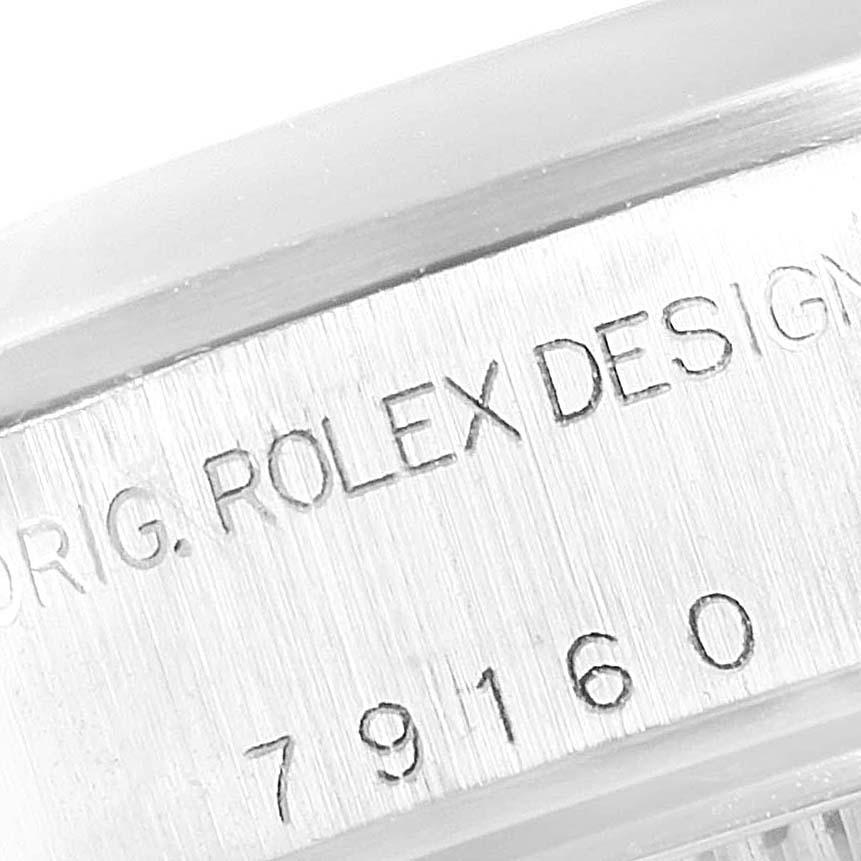 Rolex Date Silver Dial Oyster Bracelet Steel Ladies Watch 79160 For Sale 3