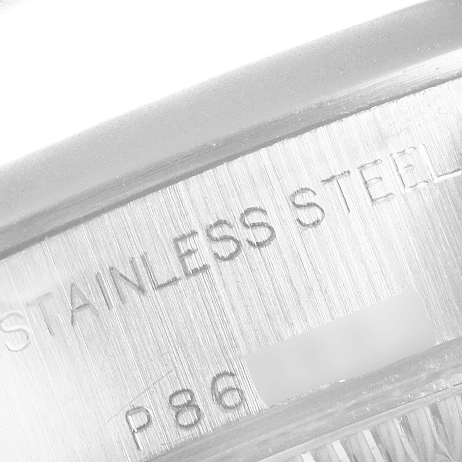 Rolex Date Silver Dial Oyster Bracelet Steel Ladies Watch 79160 For Sale 4