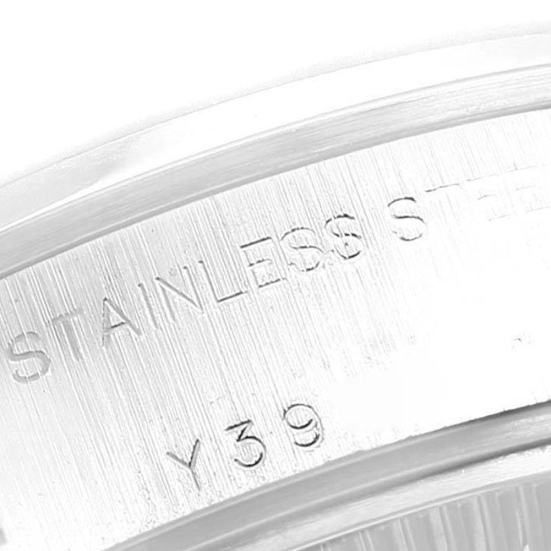 Women's Rolex Date Silver Dial Oyster Bracelet Steel Ladies Watch 79160 Papers