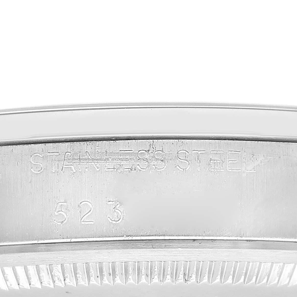 Rolex Date Silver Dial Vintage Steel Mens Watch 1500 3