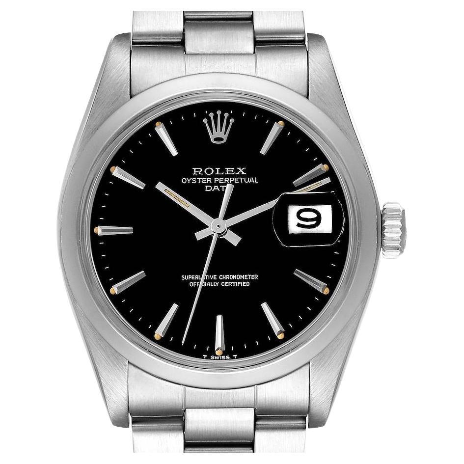 Certified Authentic Rolex Vintage Collection 6300, Black Dial For Sale