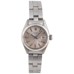 Rolex Date Stainless Steel Automatic Calendar Bracelet Watch, circa 1980