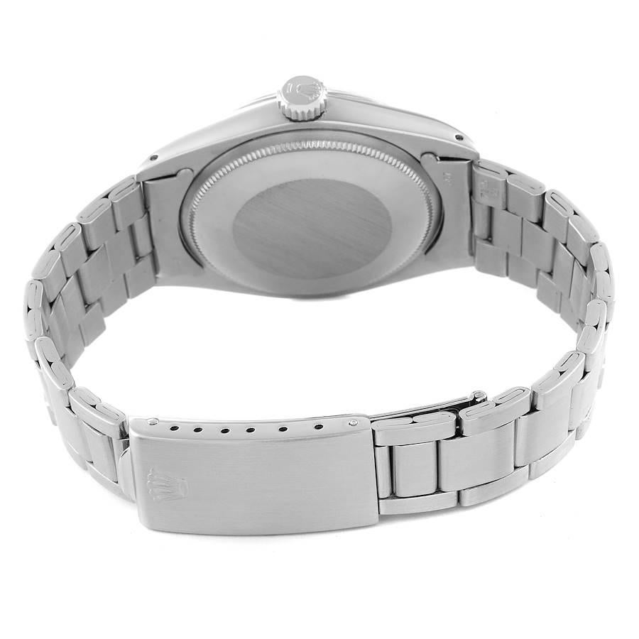 Rolex Date Stainless Steel Silver Dial Vintage Mens Watch 1500 For Sale