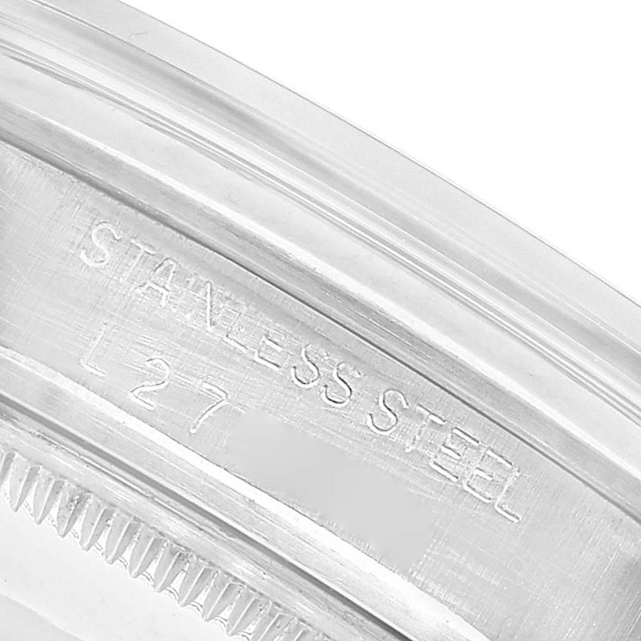 Rolex Date Stainless Steel Silver Dial Vintage Mens Watch 15000 1