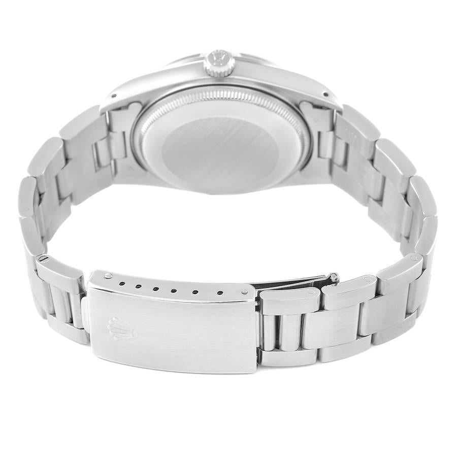 Rolex Date Stainless Steel Silver Dial Vintage Mens Watch 15000 3