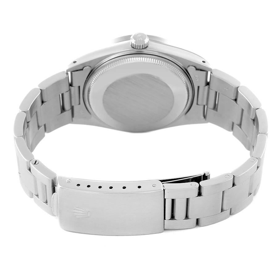 Rolex Date Stainless Steel Silver Dial Vintage Mens Watch 15010 5