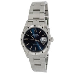 Rolex Date Edelstahl Superlative Chronometer, offiziell zertifizierte Uhr