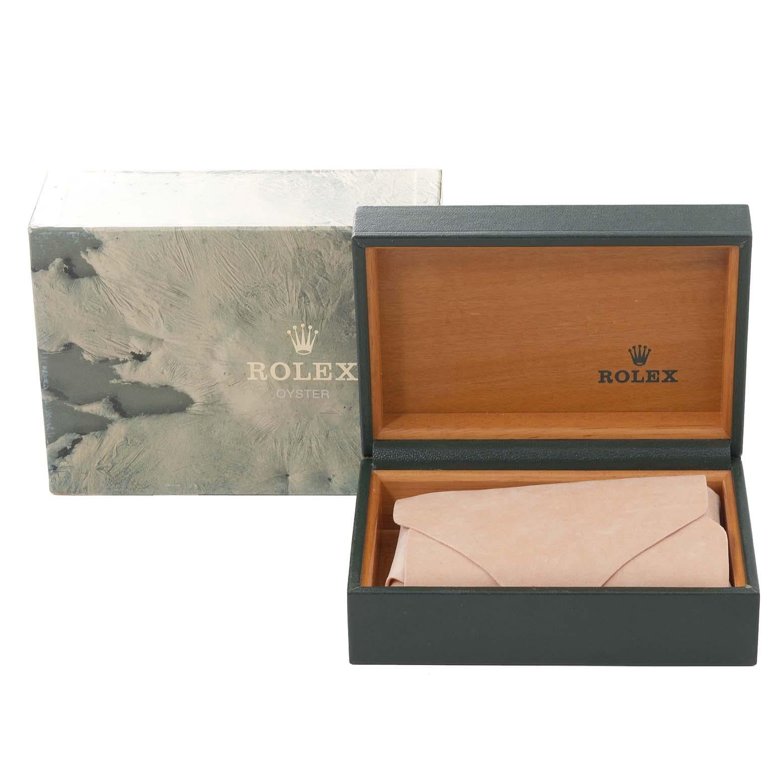 Rolex Date Steel Silver Dial Vintage Mens Watch 15010 6