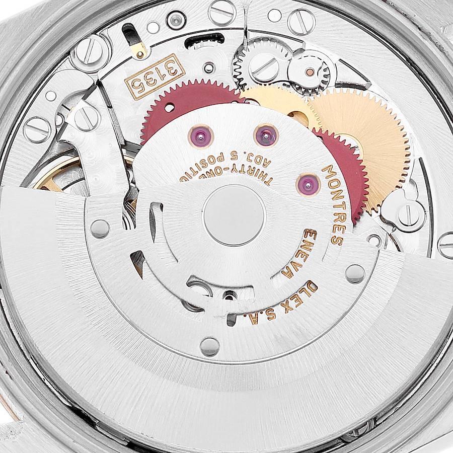 Rolex Date Steel Yellow Gold Engine Turned Bezel Champagne Dial Mens Watch 15223 4