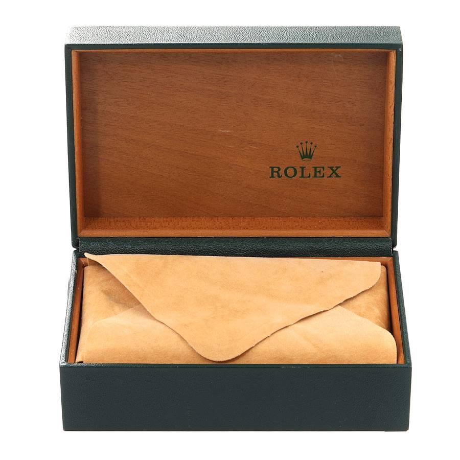 Rolex Date Steel Yellow Gold Slate Dial Mens Watch 15223 6