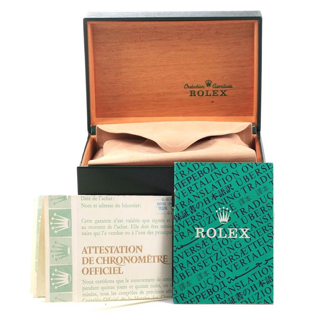 Rolex Date Steel Yellow Gold Vintage Men's Watch 1505 Box Papers 10