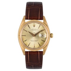 Rolex Montre Date Vintage en or jaune 1503