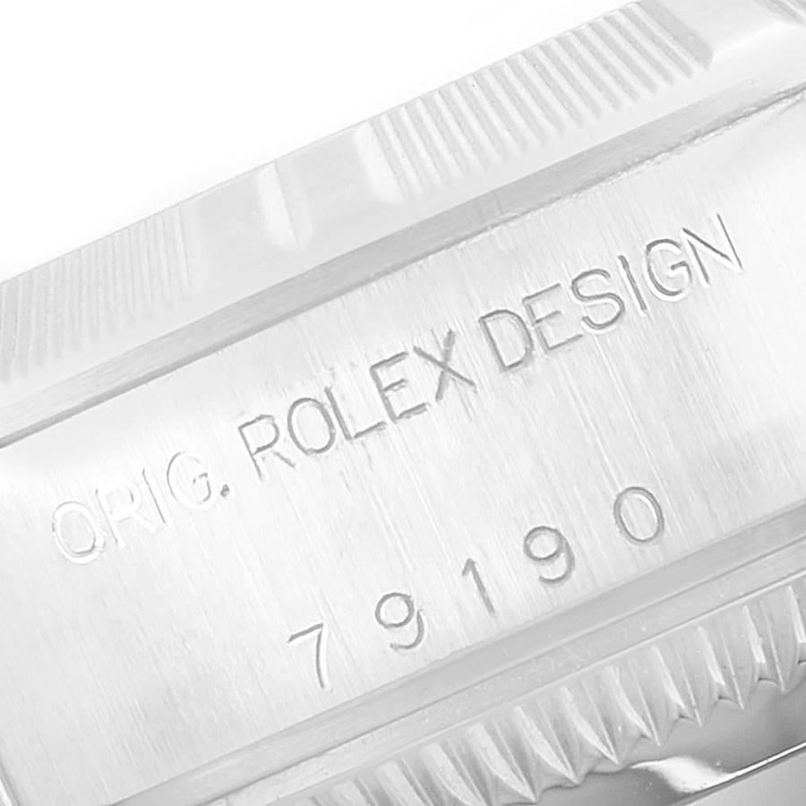 Rolex Date White Dial Oyster Bracelet Steel Ladies Watch 79190 2