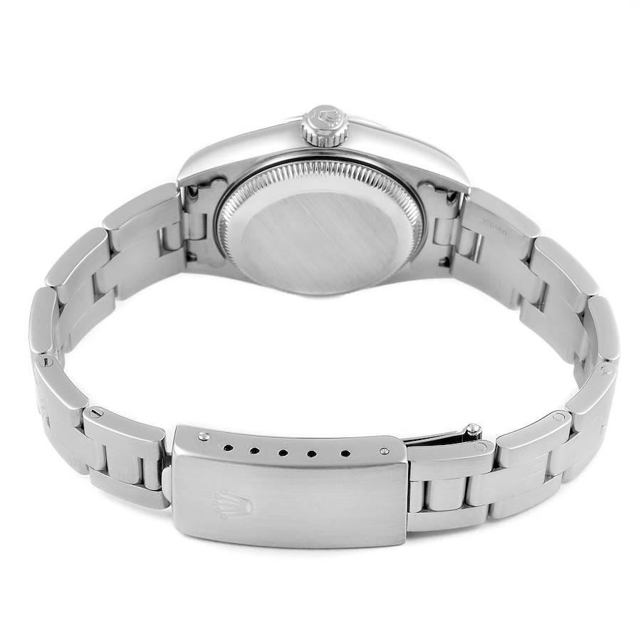 Rolex Date White Dial Oyster Bracelet Steel Ladies Watch 79190 5