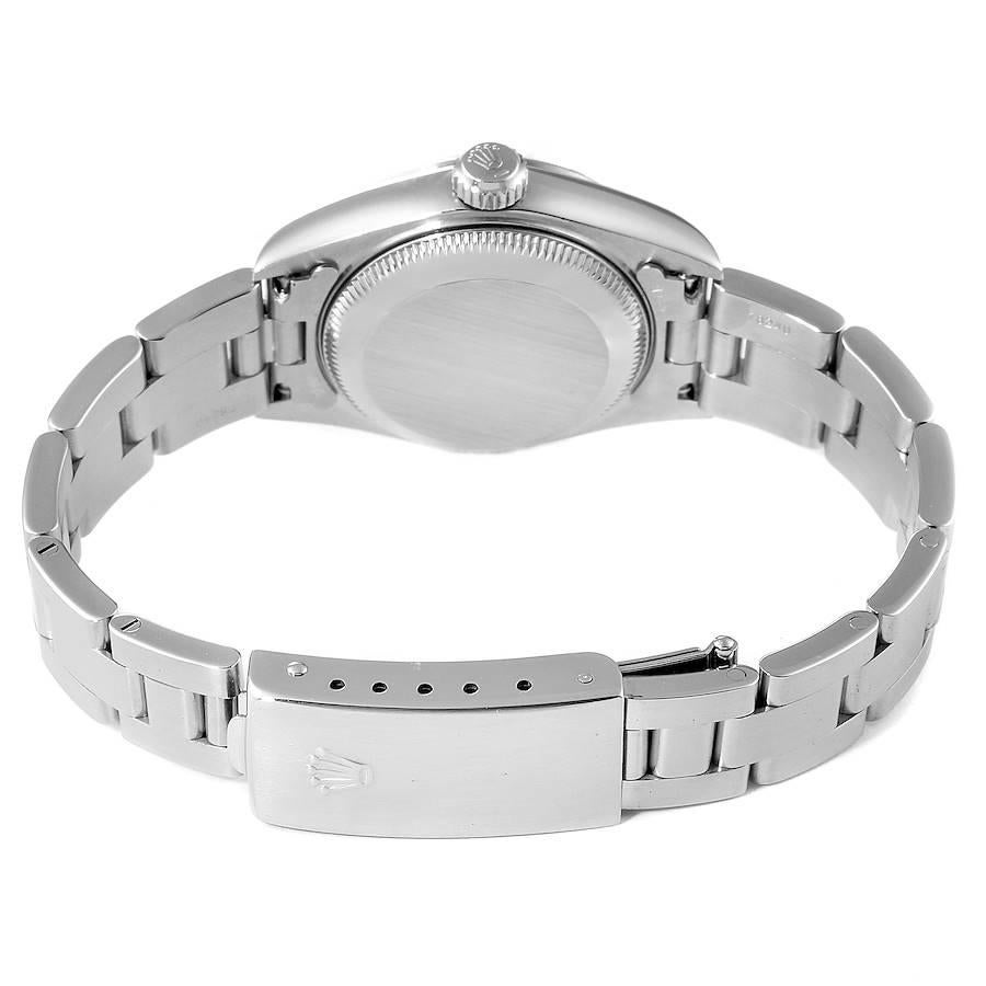 Rolex Date White Dial Oyster Bracelet Steel Ladies Watch 79190 6