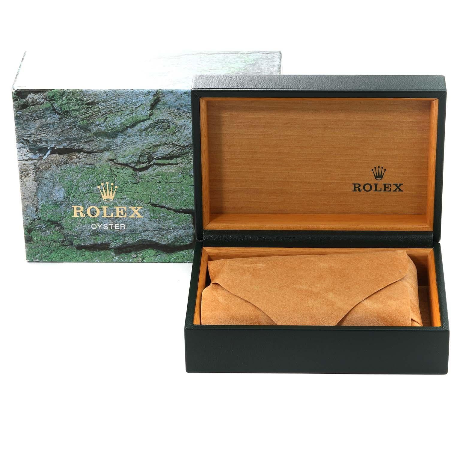 Rolex Date Cadran blanc Bracelet Oyster Acier Montre Homme 15200 en vente 7