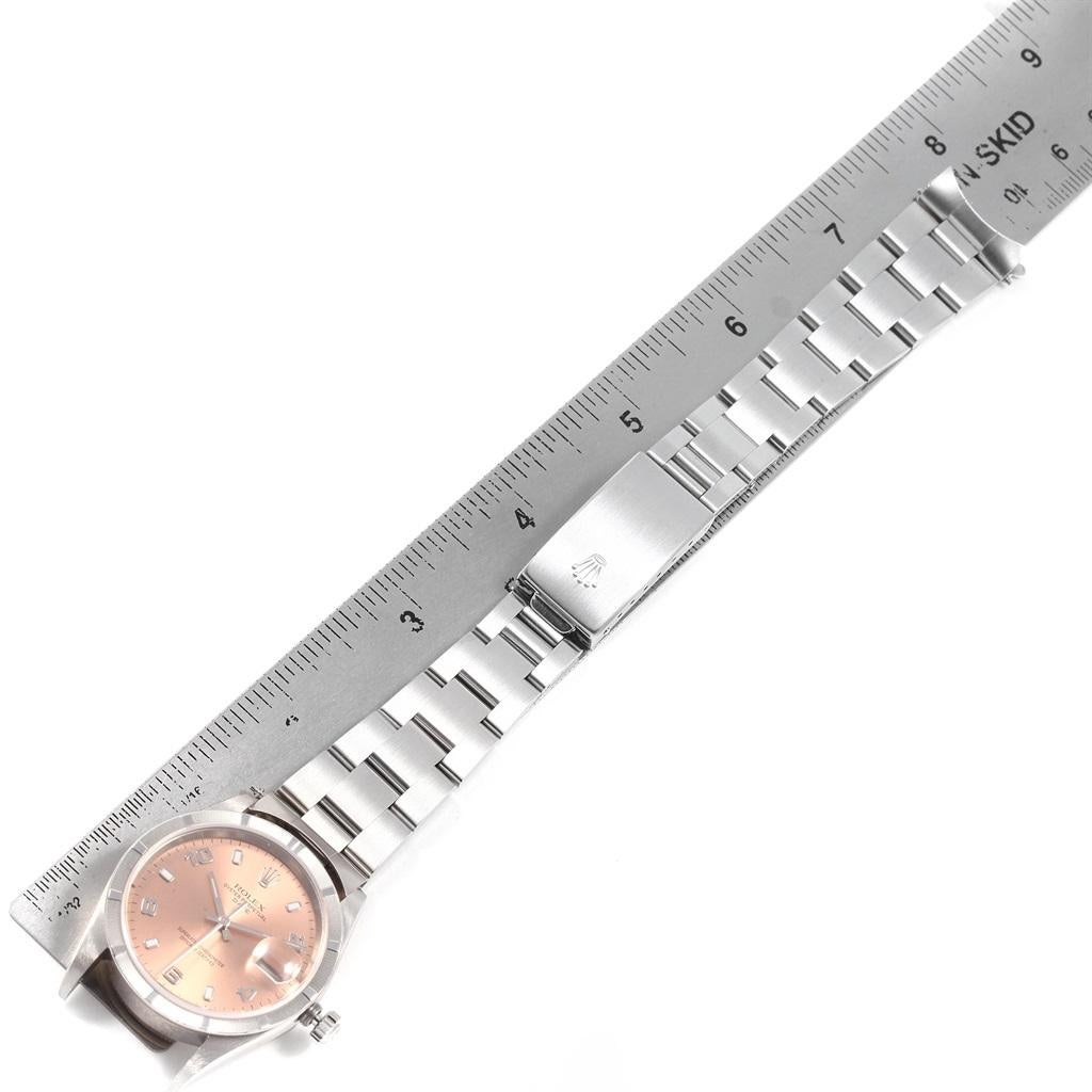 Rolex Date White Dial Oyster Bracelet Steel Men's Watch 15210 8
