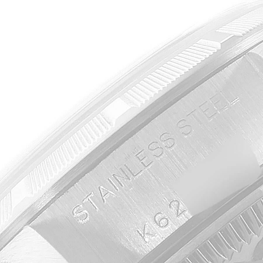 Rolex Date White Roman Dial Oyster Bracelet Steel Ladies Watch 79190 For Sale 3
