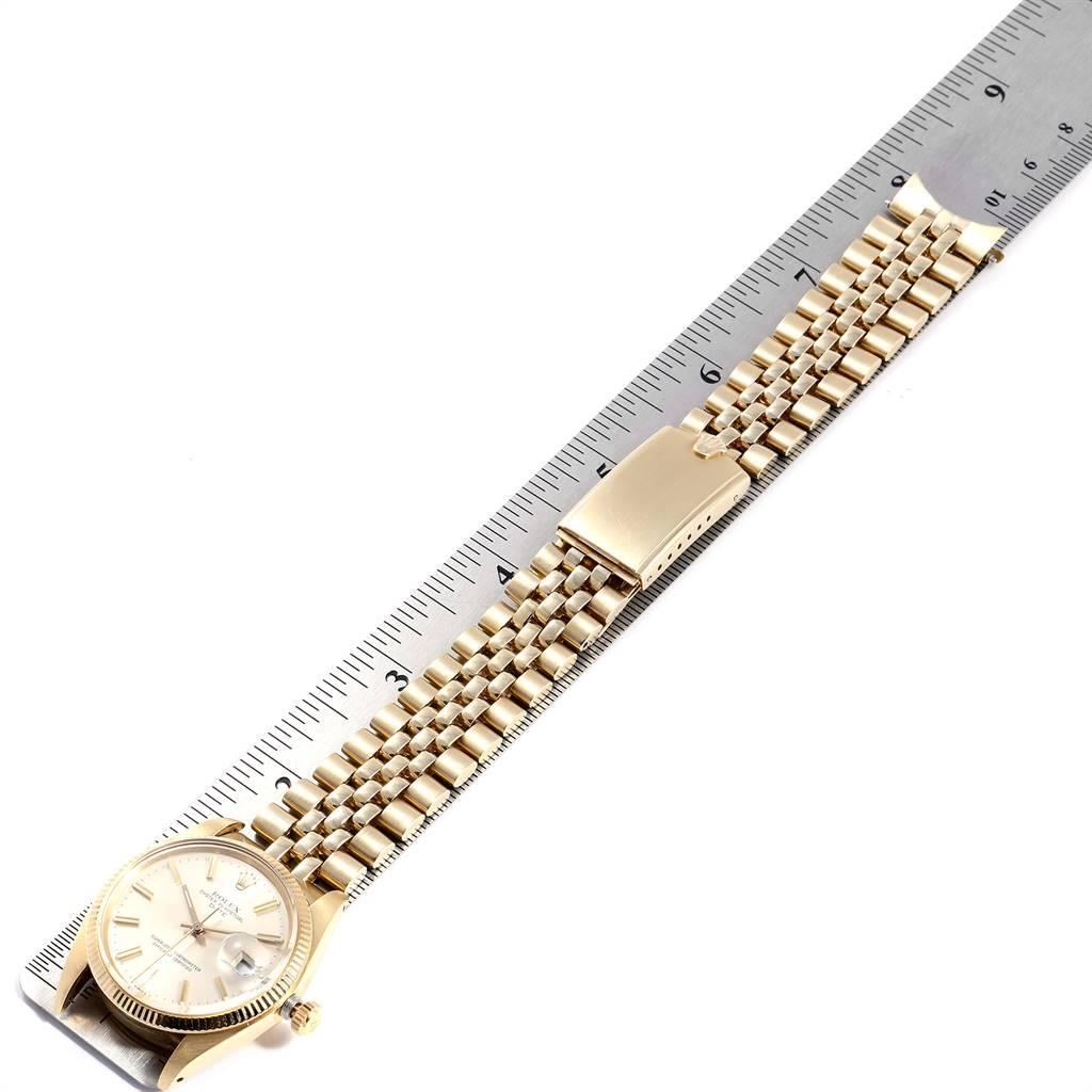 Rolex Date Yellow Gold Jubilee Bracelet Vintage Men's Watch 1503 Box 7