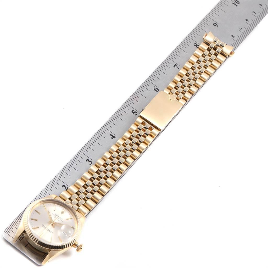 Rolex Date Yellow Gold Jubilee Bracelet Vintage Men's Watch 1503 6